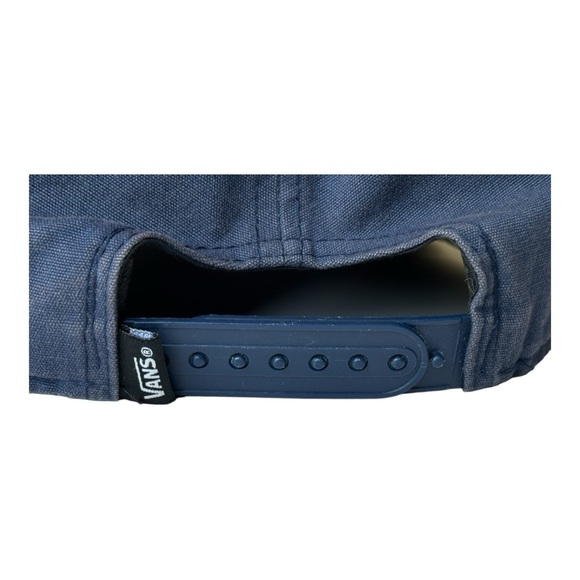 Vans “Off The Wall” ALLOVER IT snapback hat with 6-panel cotton Navy Crown | OS - Picture 9 of 13